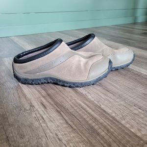 Columbia Bagby Taupe Clog Mule Slip On Hiking Trail Outdoor Shoes